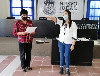 Gladys Moreno Aguirre toma protesta como alcaldesa de Nuevo Ideal