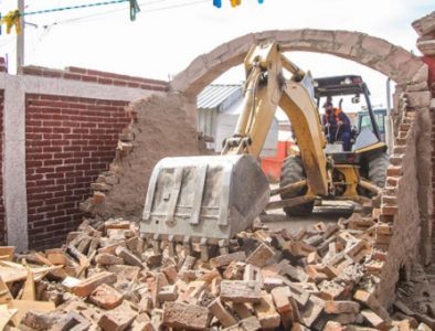 Gobierno municipal de Durango derriba otra ladrillera en la zona oriente de la ciudad