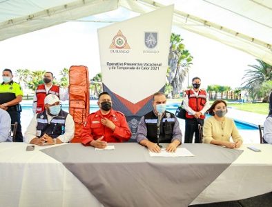 Inicia Durango capital el Operativo Preventivo Vacacional y de Temporada de Calor 2021