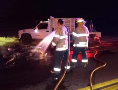 Motociclista muere calcinado en Canatlán