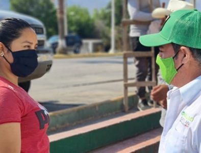 Recorre José Osbaldo Santillán comunidades El Troncón y Santiaguillo, municipio de Mezquital