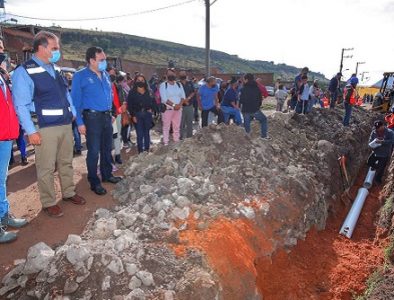 Salum inicia obra para llevar agua a casi 2 mil habitantes