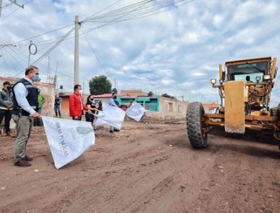 Salum da inicio a pavimentación en Rinconada Las Flores
