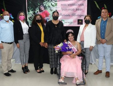 Coronan a Gaby González como Miss Wheelchair Durango 2021