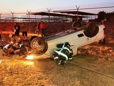 Jovencito murió al volcar en la zona rural de Gómez Palacio