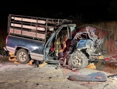 Tras choque frontal, suman dos muertos; percance ocurrió en Santiago Papasquiaro