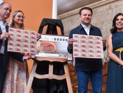 Caldillo durangueño aparecerá en ‘cachito’ de la Lotería Nacional