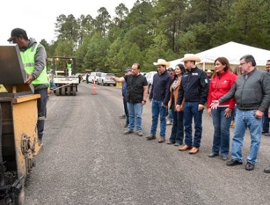 Con nuevas vialidades, caminos rurales y un mejor CREE, Esteban reconstruye Pueblo Nuevo