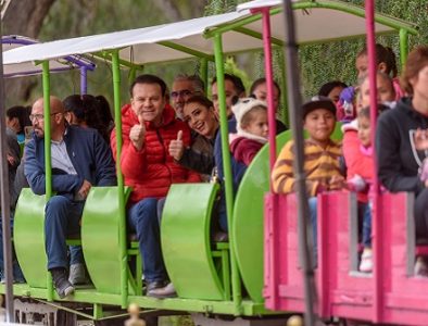 Regresan Esteban y Toño el ‘Trenecito’ del Parque Guadiana a todos los duranguenses
