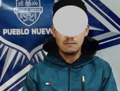 Detienen en Pueblo Nuevo a sujeto que amenazó a una mujer para abusar de ella