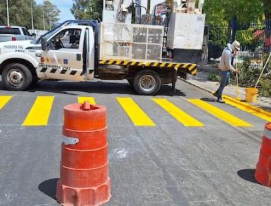 Refuerzan señalización en Durango capital para prevenir accidentes viales