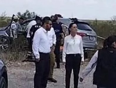 Equipo de Claudia Sheinbaum se accidenta en carretera de Coahuila; una persona perdió la vida