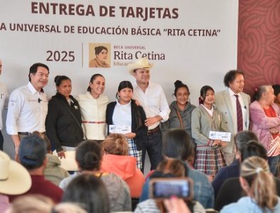 Con presidenta Sheinbaum y buena relación con Esteban, llegan becas ‘Rita Cetina’ a Durango