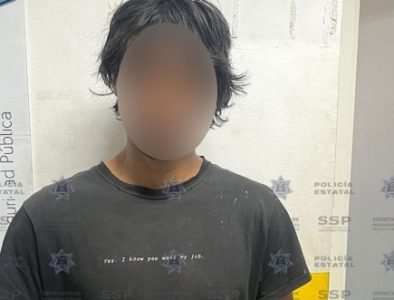 Detienen a sujeto que trató de grafitear en Corredor Constitución de la ciudad de Durango