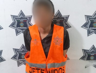 Detienen a un joven por presuntamente abusar de una menor en Durango capital