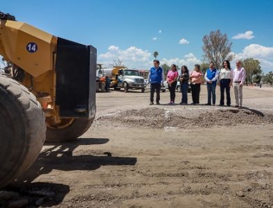 Con nuevas calles, contribuyen a transformar la Cuadra del Ferrocarril en Durango