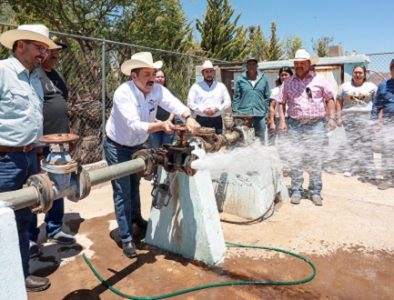 Garantizan acceso al agua en comunidades rurales de la zona norte del municipio de Durango