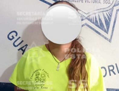 Detienen a mujer que golpeó a su madre y la amenazó con un cuchillo en Guadalupe Victoria
