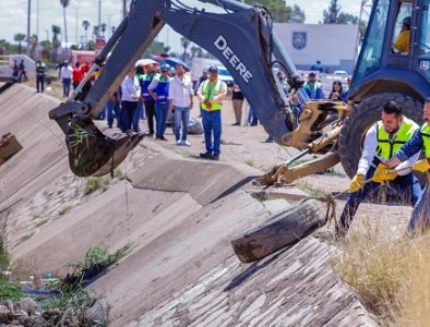 Municipio de Durango inicia la limpieza de canales y arroyos