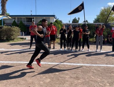 Cadetes de Policía Estatal participaron en competencia deportiva y de resistencia