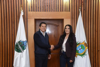 Inician proceso de entrega-recepción en Pueblo Nuevo; Adrián Chaparro y Nancy Flores acuerdan transición ordenada