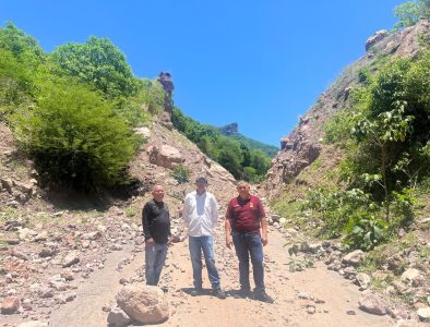 Derrumbes afectan carretera Tamazula–Los Herrera; inician gestiones para su limpieza