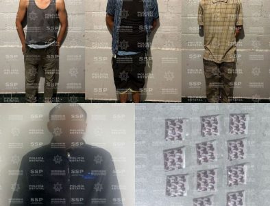 Detiene SSP a cinco personas con cristal en Gómez Palacio y Pueblo Nuevo