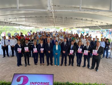 Alcaldesa de Rodeo, Mary Amaya, rindió su tercer informe de gobierno