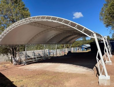 Inauguran domo en Escuela Primaria Francisco I. Madero en Otáez