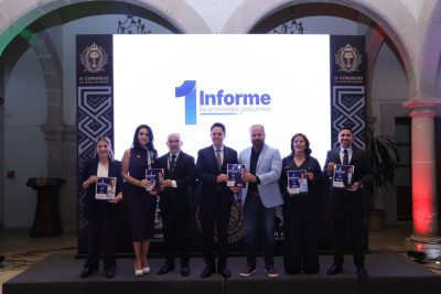 Diputados del PAN en Durango presentaron su primer informe legislativo con 96 iniciativas y 32 aprobadas