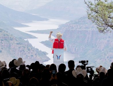 Esteban Villegas rindió Tercer Informe en Tres Molinos y anunció inicio de Presa El Tunal II