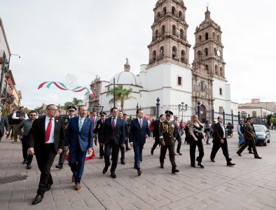 El Gobernador Esteban Villegas encabezó la conmemoración del 215 aniversario de la Independencia de México