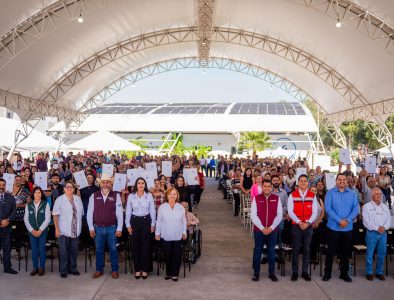 Caravana para Mujeres en la Propiedad Social llega a Santiago Papasquiaro con apoyo de instancias federales