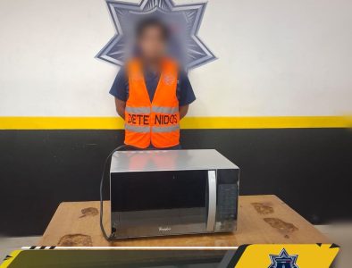 Policía Municipal detiene a presunto responsable de robo a casa habitación