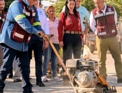 Arranca Betzabé Martínez programa de bacheo; se aplicará más de 5 millones de pesos
