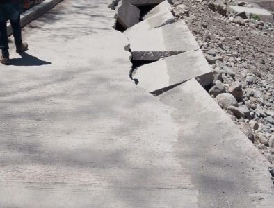 Invitan a tomar precaución al transitar por el nuevo malecón en San Dimas