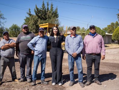 Avanza el mejoramiento de calles en Santiago Papasquiaro