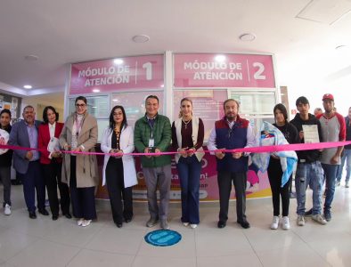 Reapertura Marisol Rosso el módulo del Registro Civil dentro del Hospital Materno Infantil