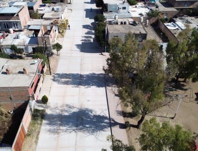Finaliza César Salas pavimentación de la calle 10 de Mayo en Vicente Guerrero