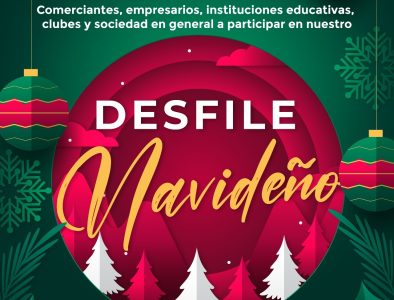 Invita Gobierno Municipal de Santiago Papasquiaro a participar en el Desfile Navideño 2025