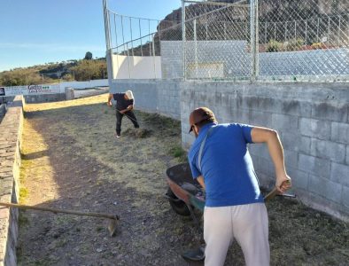 Recuperan y fortalecen espacios deportivos en Santiago Papasquiaro