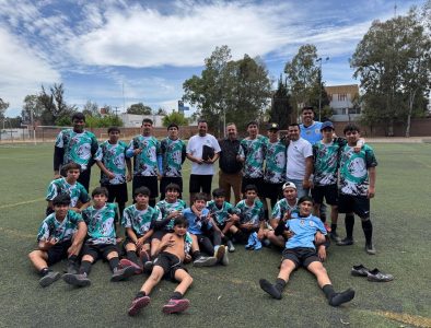 Respalda Gobierno Municipal traslado del equipo de fútbol del Colegio de Bachilleres de Tayoltita a la ciudad de Durango