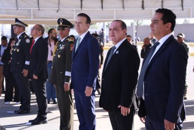 Participa Ernesto Alanís en el acto protocolario del Día del Ejército Mexicano