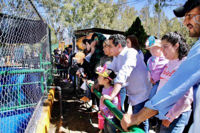 Vacaciones para convivir en familia; Toño Ochoa impulsa actividades en el Zoológico Sahuatoba