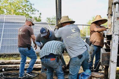 En Nuevo Ideal, restablecen servicio de agua potable en la comunidad de Guatimapé