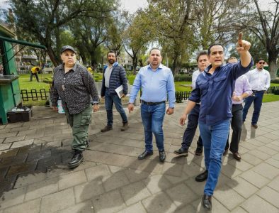 Toño Ochoa suma señalización y trabajo coordinado en el Centro Histórico