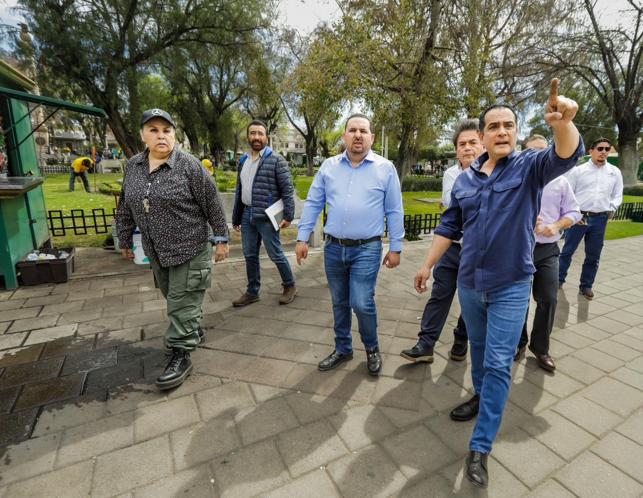 Toño Ochoa suma señalización y trabajo coordinado en el Centro Histórico