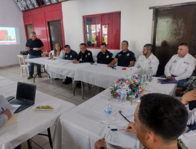 Refuerzan coordinación en materia de seguridad en San Dimas; alcalde Armando Barrón encabeza mesa de trabajo en la cabecera municipal