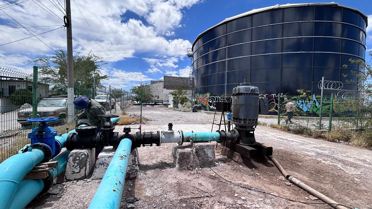 En Gómez Palacio, Inicia mantenimiento en Pozo 32 del SIDEAPA; habrá baja presión en cinco sectores