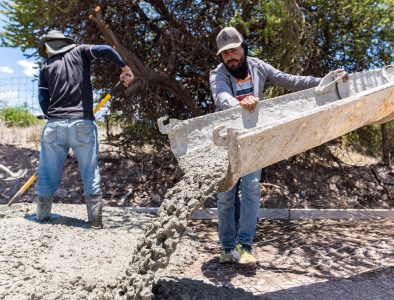 Avanzan trabajos de pavimentación en Tepehuanes